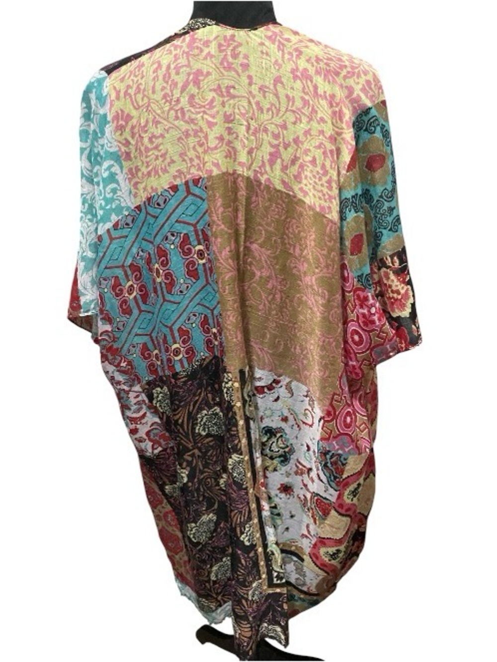 Boho Patchwork Kimono - Picture 2 of 2